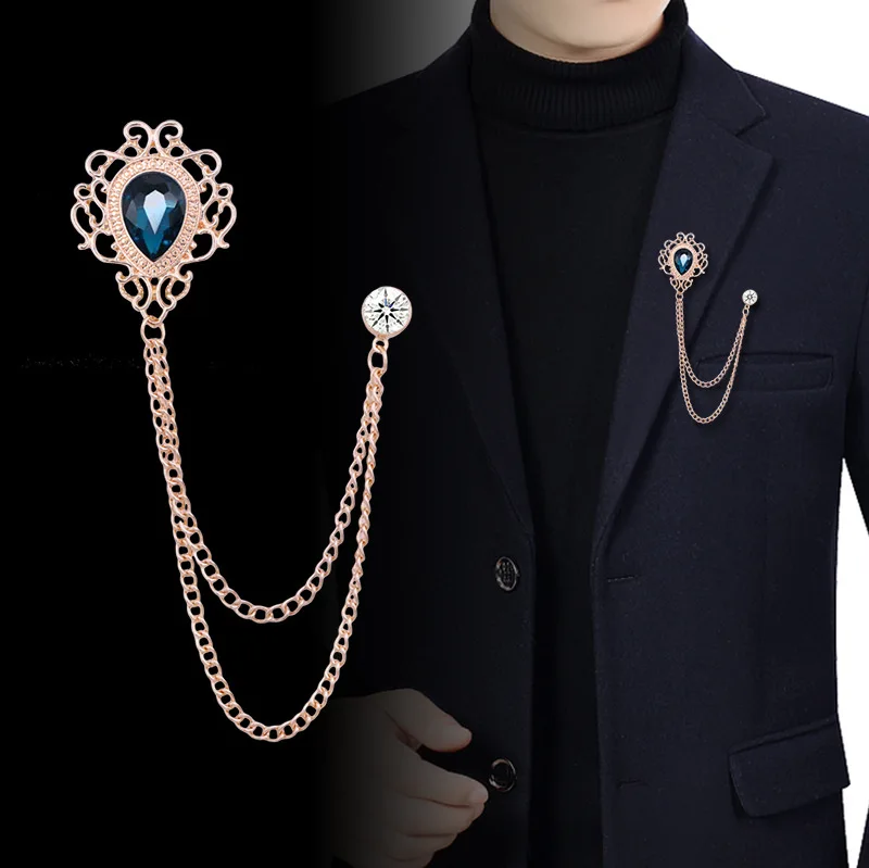 Women Accessories Chain - New Vintage Tassel Chain Rhinestone Crystal
