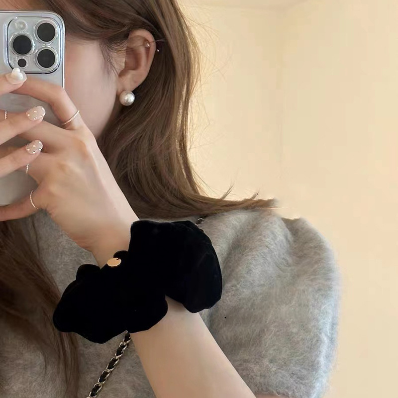 Hair Tie Velvet - Woman Elegant Velvet Elastics Hair Band
