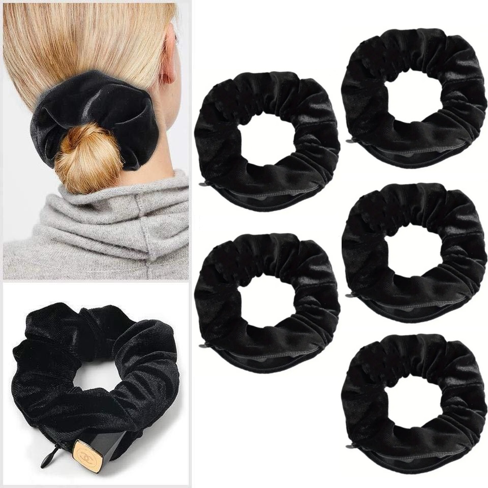 Hair Tie Velvet - Velvet Hair Scrunchie Soft Elastic Hair