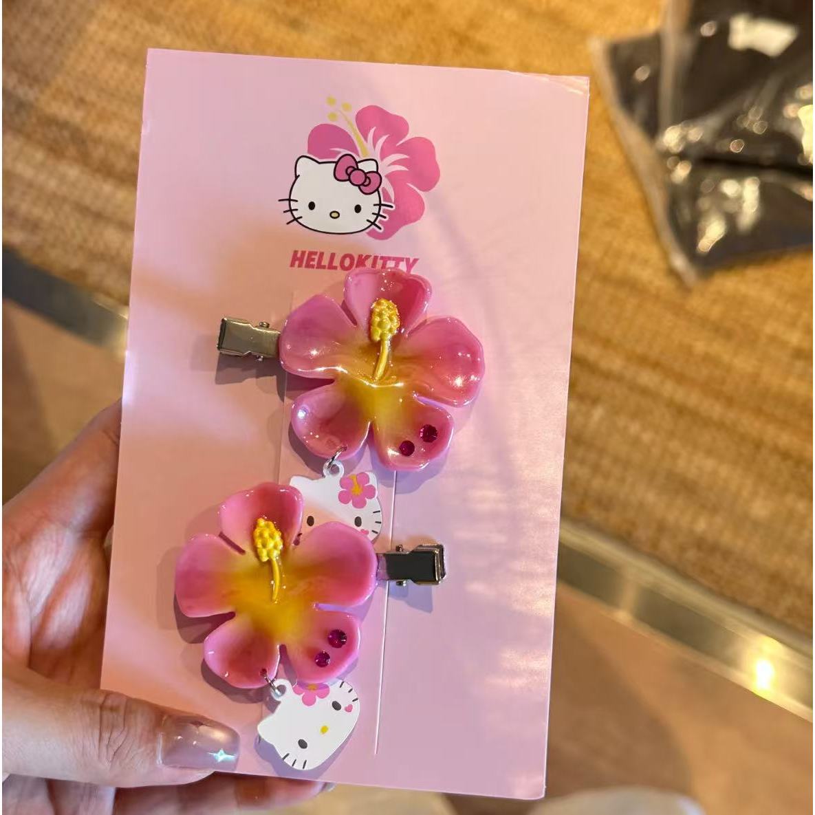 Women'S Accessories List - Kawaii Sanrio Hello Kitty Flower Hair