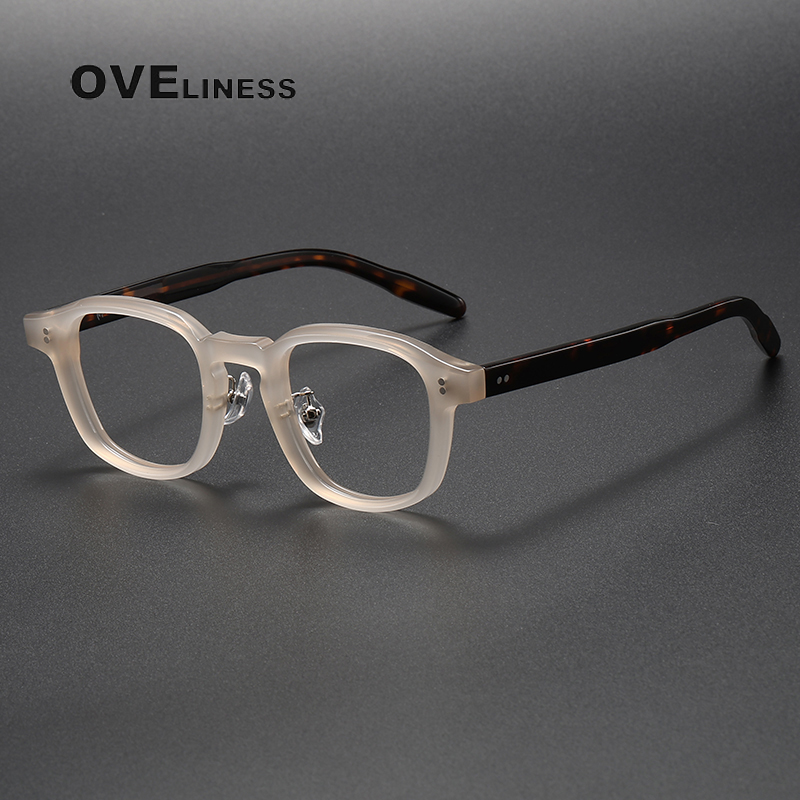 Women Accessories Vector - Vintage Acetate Glasses Frame Men 2023