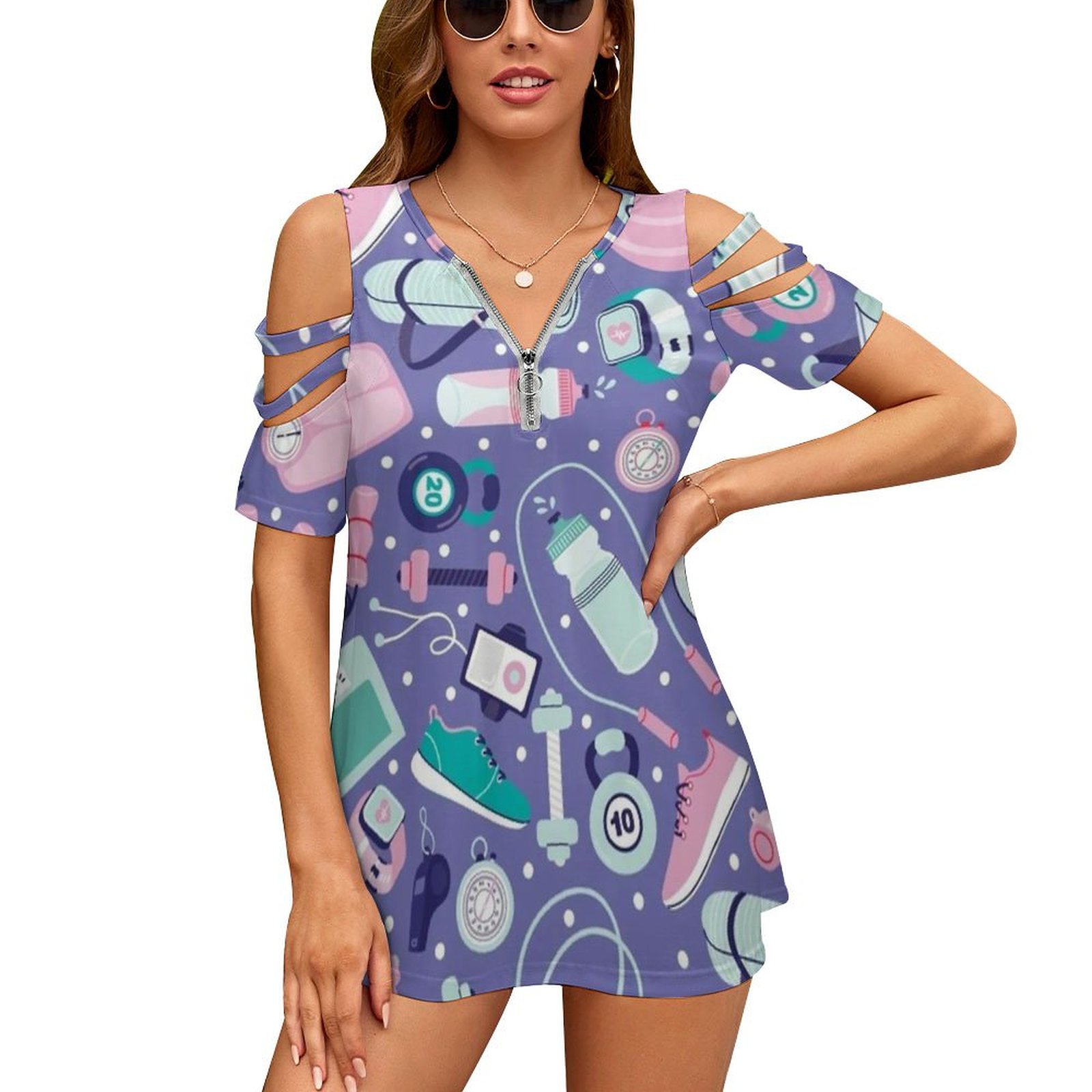 Women Accessories Vector - Get Fit Women's T-Shirt New Fashion