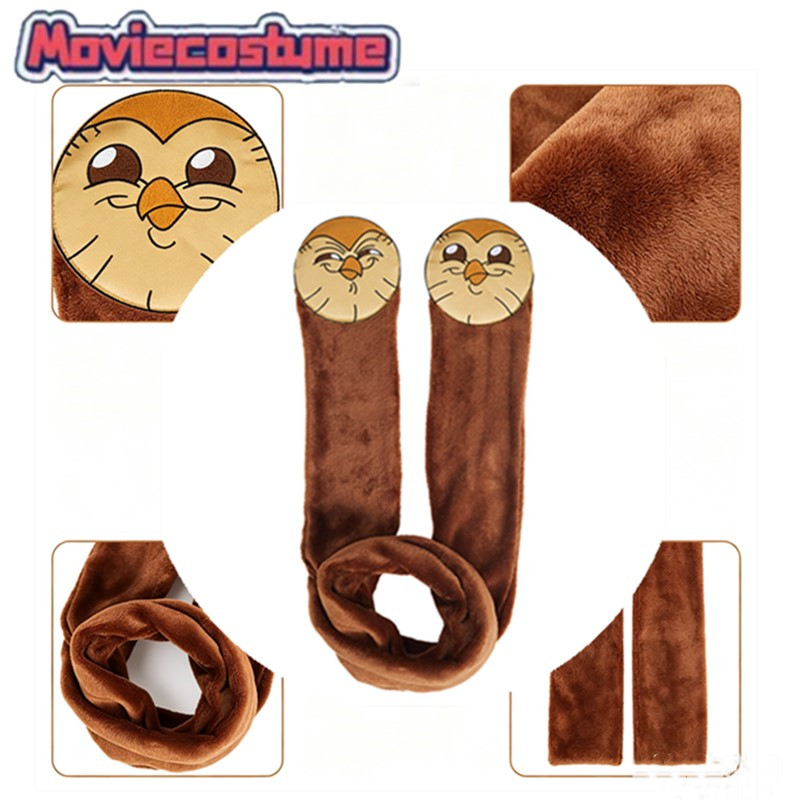 Women'S Accessories Flannels - Cartoon Hooty Scarf The Owl Fantasy