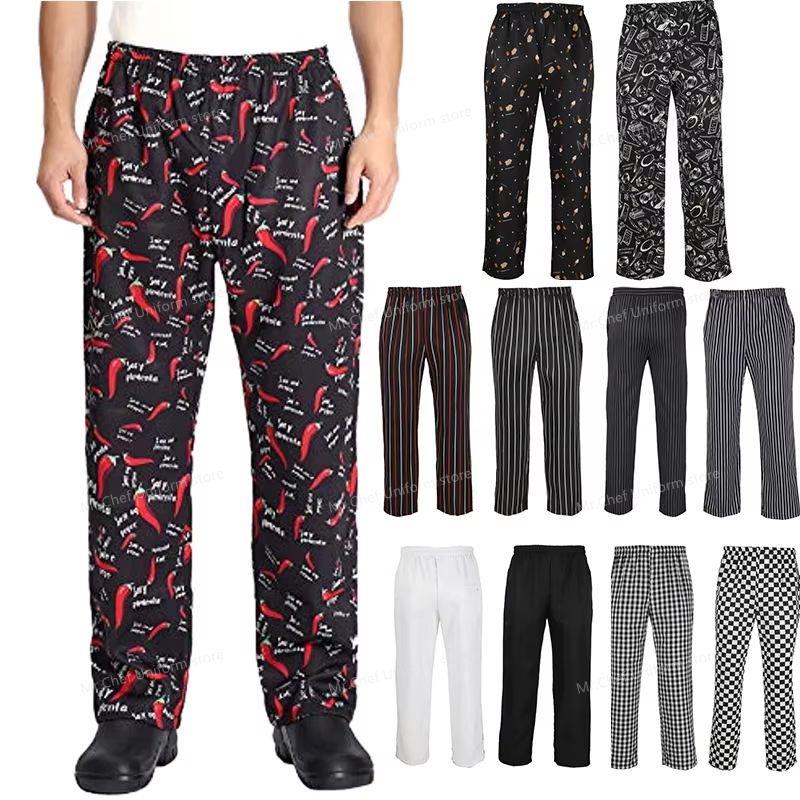 Women Kitchen Accessories - Chef Pants for Men Restaurant Kitchen