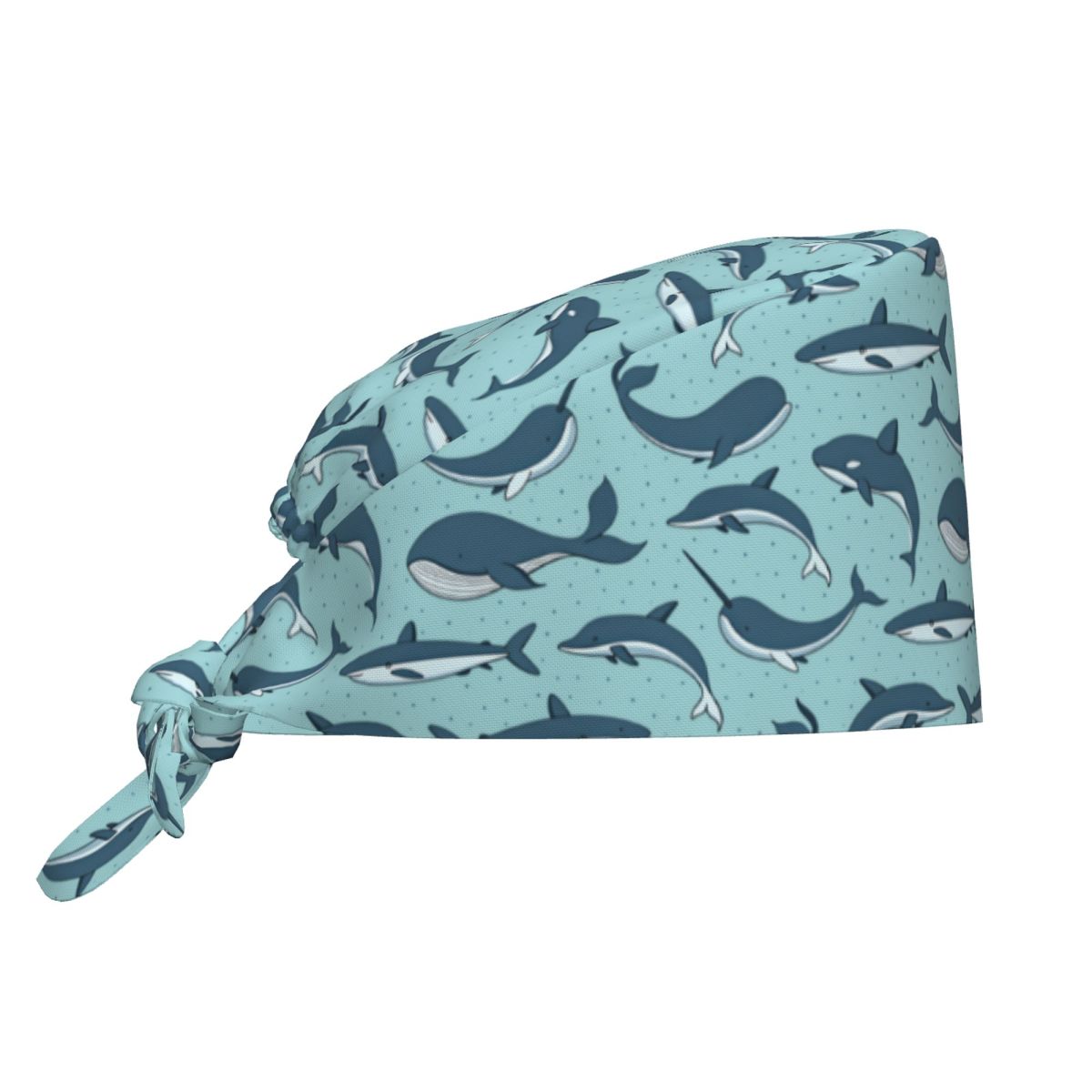 Women Accessories Vector - Nurse Hat Vector Seamless Pattern With