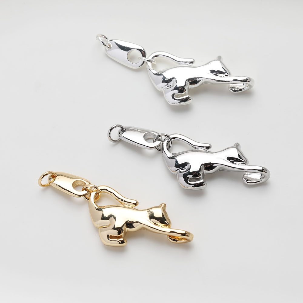 2PCS Dainty Animal Design Cat  - огляд і ціна Charm Necklace Dainty