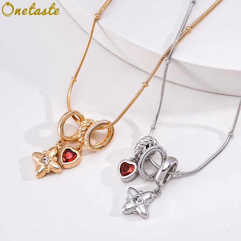 925 Sterling Silver Cubic Zirc - огляд і ціна Charm Necklace Dainty