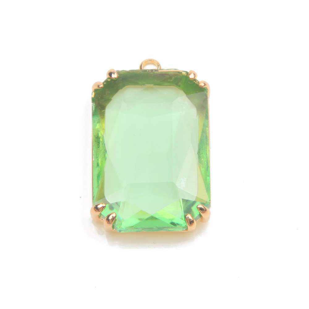 4PCS Dainty rectangle Faceted  - огляд і ціна Charm Necklace Dainty