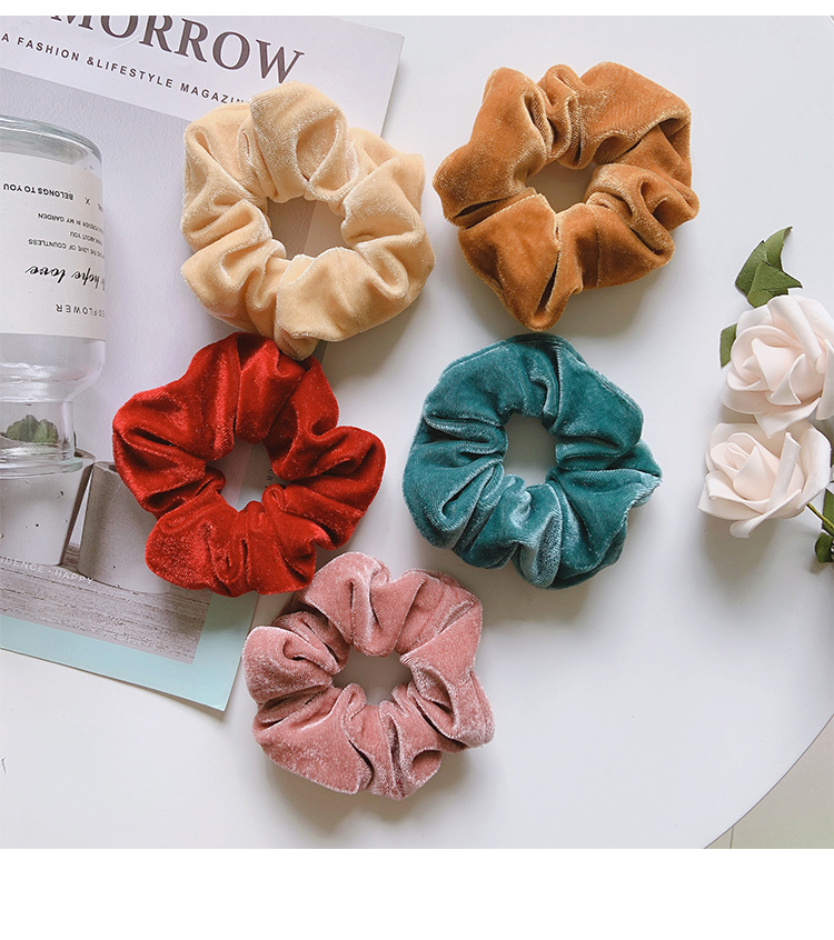 2021 Autumn  winter New Sweet  - огляд і ціна Hair Tie Velvet