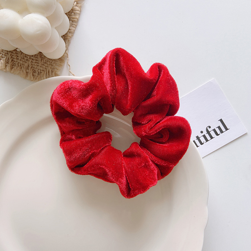 2021 Autumn  winter New Sweet  - огляд і ціна Hair Tie Velvet