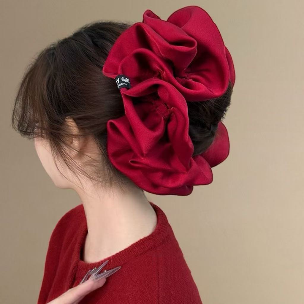 Velvet Oversized Scrunchies -  - огляд і ціна Hair Tie Velvet