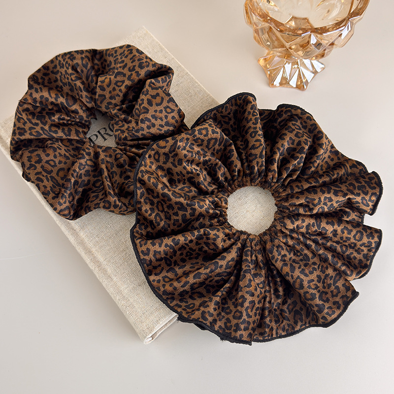 Velvet Leopard Print Double-La - огляд і ціна Hair Tie Velvet