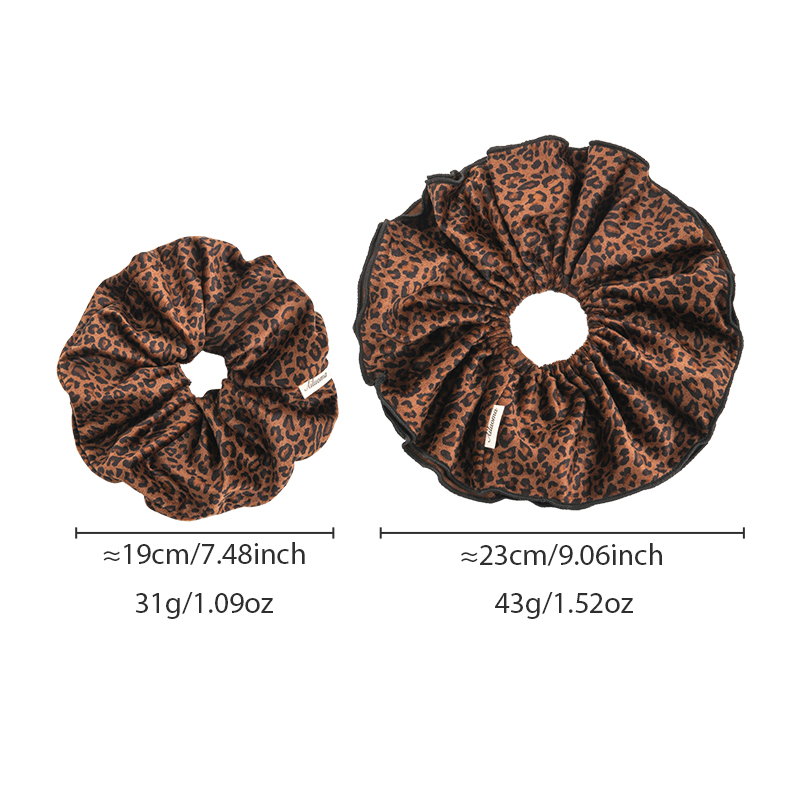 Velvet Leopard Print Double-La - огляд і ціна Hair Tie Velvet