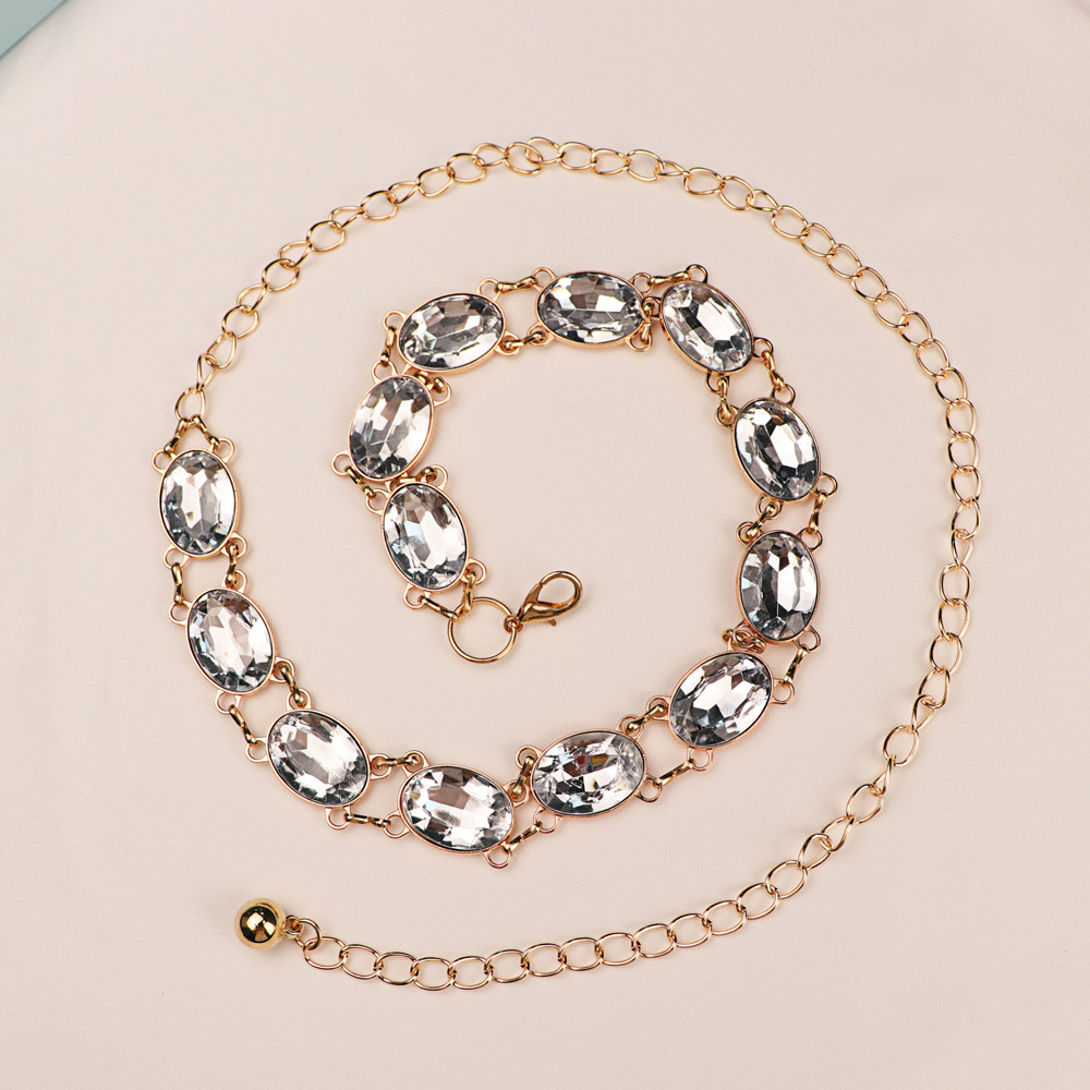 Chic Rhinestone Waist Chain Wo - огляд і ціна Women'S Accessories For Formal Wear