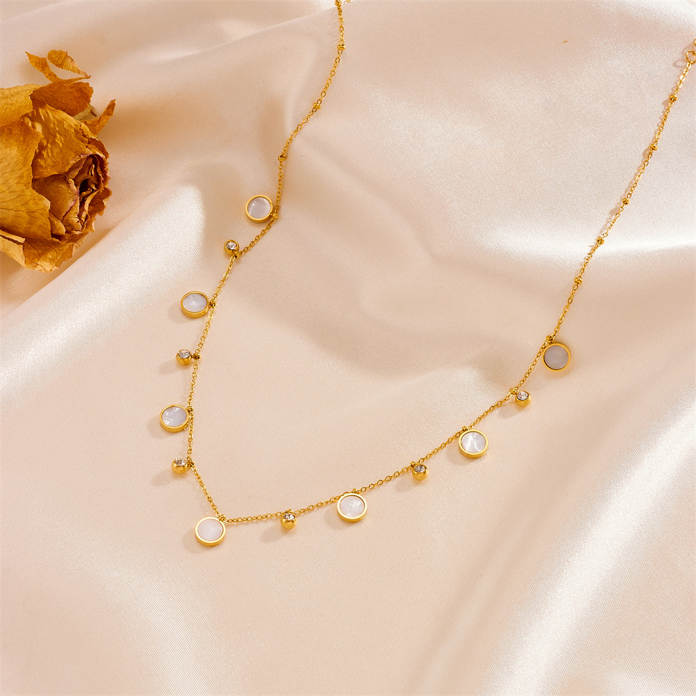 Dainty 18K Gold Plated Stainle - огляд і ціна Charm Necklace Dainty