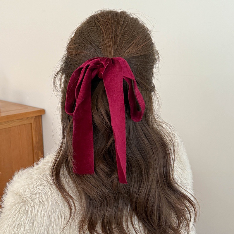Cute Red Black Velvet Ribbon B - огляд і ціна Hair Tie Velvet