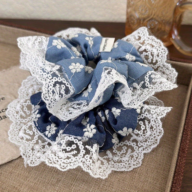 Elegant Blue Lace Edged Women' - огляд і ціна Women'S Accessories List