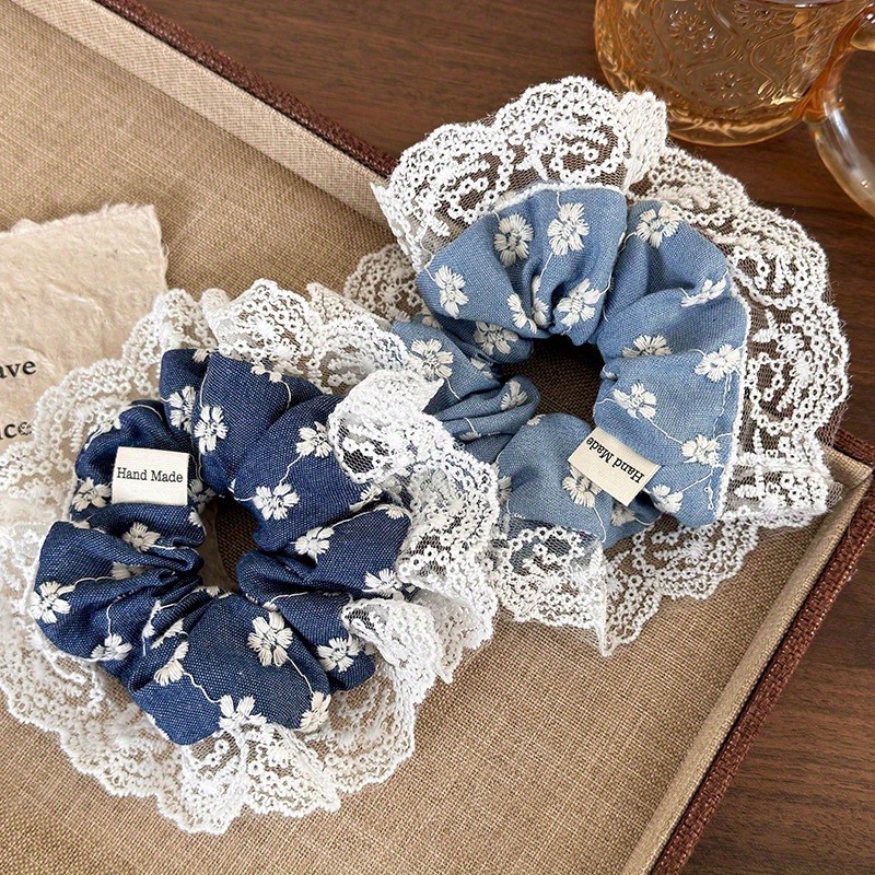 Elegant Blue Lace Edged Women' - огляд і ціна Women'S Accessories List