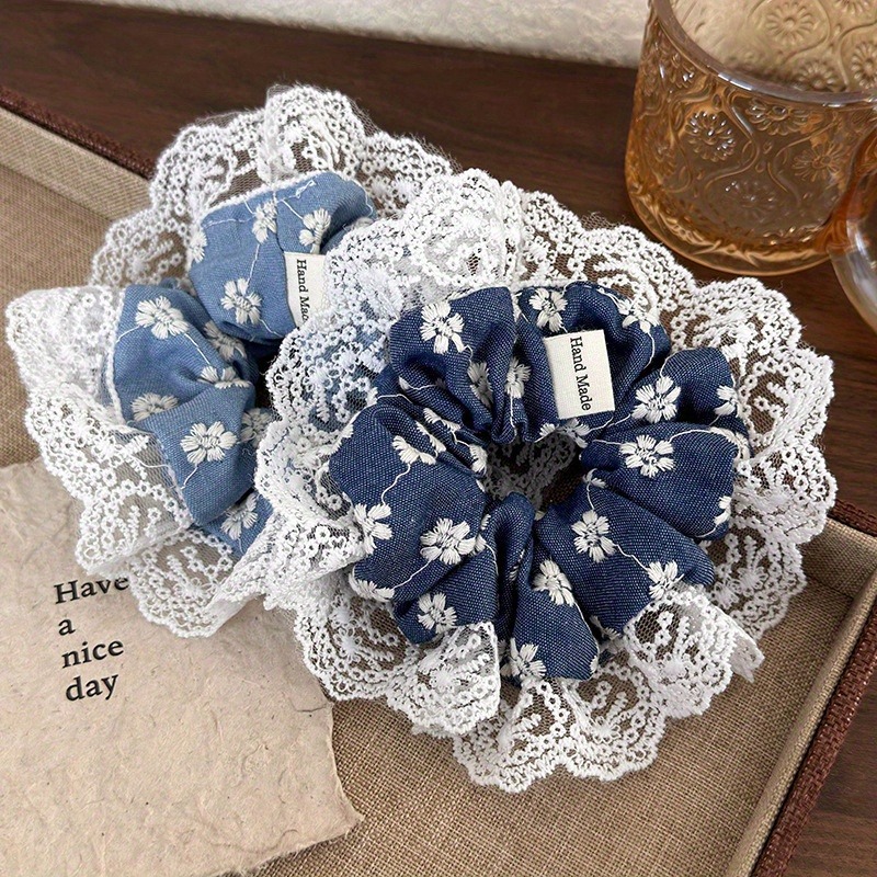 Elegant Blue Lace Edged Women' - огляд і ціна Women'S Accessories List