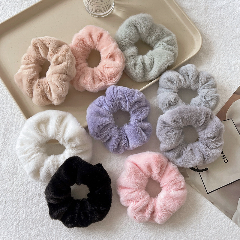 Winter Warm Soft Scrunchie Vin - огляд і ціна Hair Tie Velvet