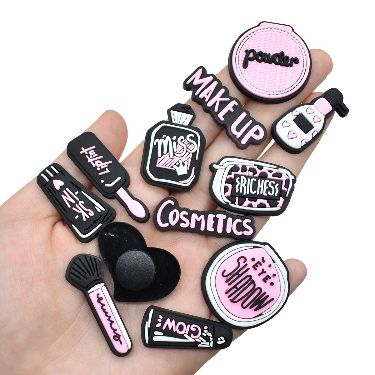 Pink Beauty Makeup Shoe Charms - огляд і ціна Women'S Accessories Crocs