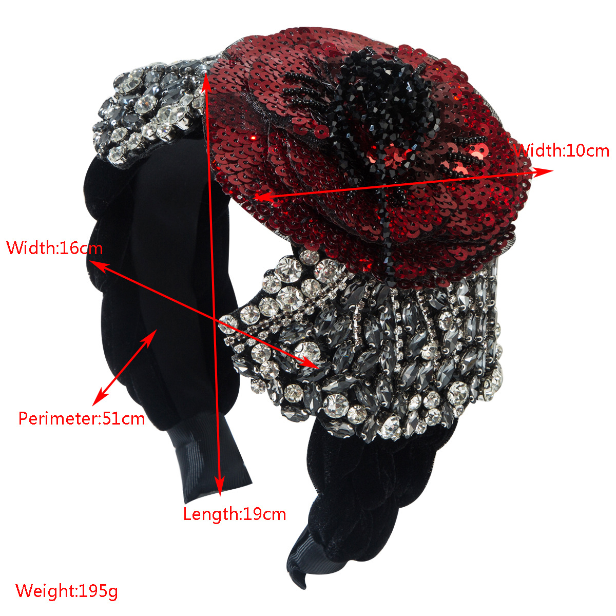 Flannel woven exaggerated head - огляд і ціна Women'S Accessories Flannels