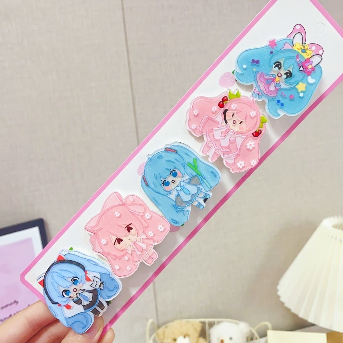 Hatsune Miku cartoon hair clip - огляд і ціна Women'S Accessories List