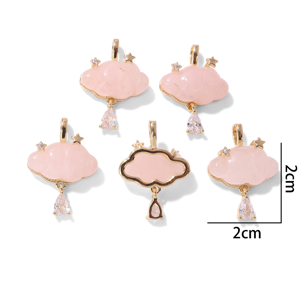 1PC Natural Stone Quartz Penda - огляд і ціна Charm Necklace Dainty