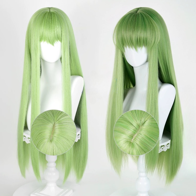 Anime CC Cosplay Green Wig Lon - огляд і ціна Women'S Accessories List