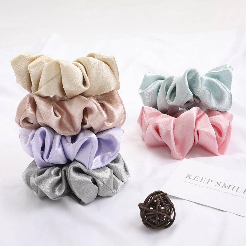 korea Solid Color Satin Scrunc - огляд і ціна Hair Tie Velvet