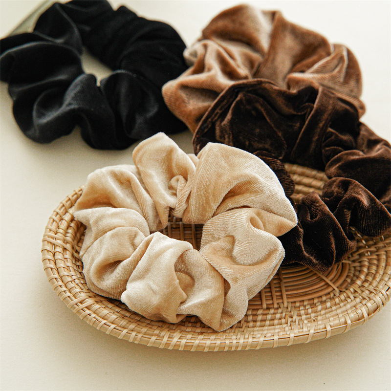 1-4PCS Women Hair Scrunchies V - огляд і ціна Hair Tie Velvet
