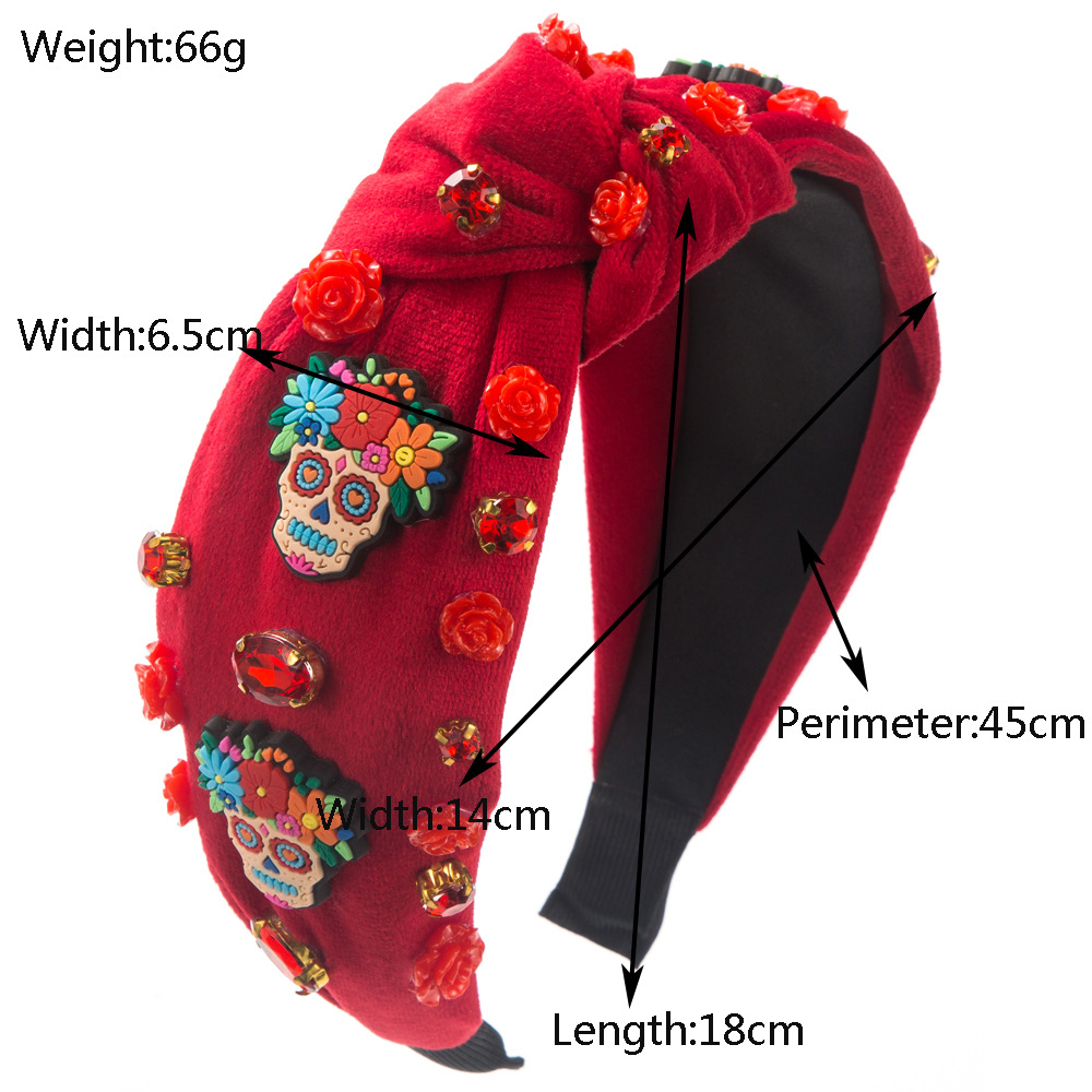New Halloween headband flannel - огляд і ціна Women'S Accessories Flannels