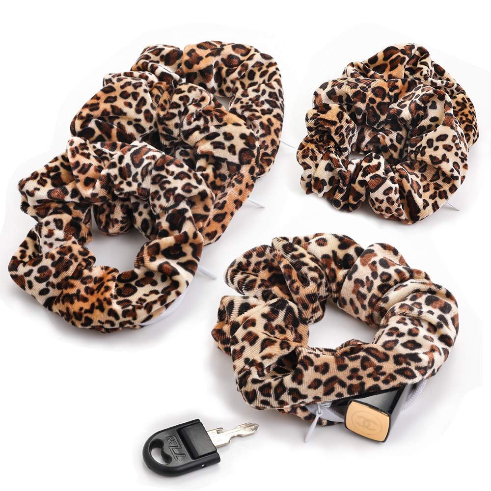 1/6Pcs Leopard Velvet Scrunchy - огляд і ціна Hair Tie Velvet