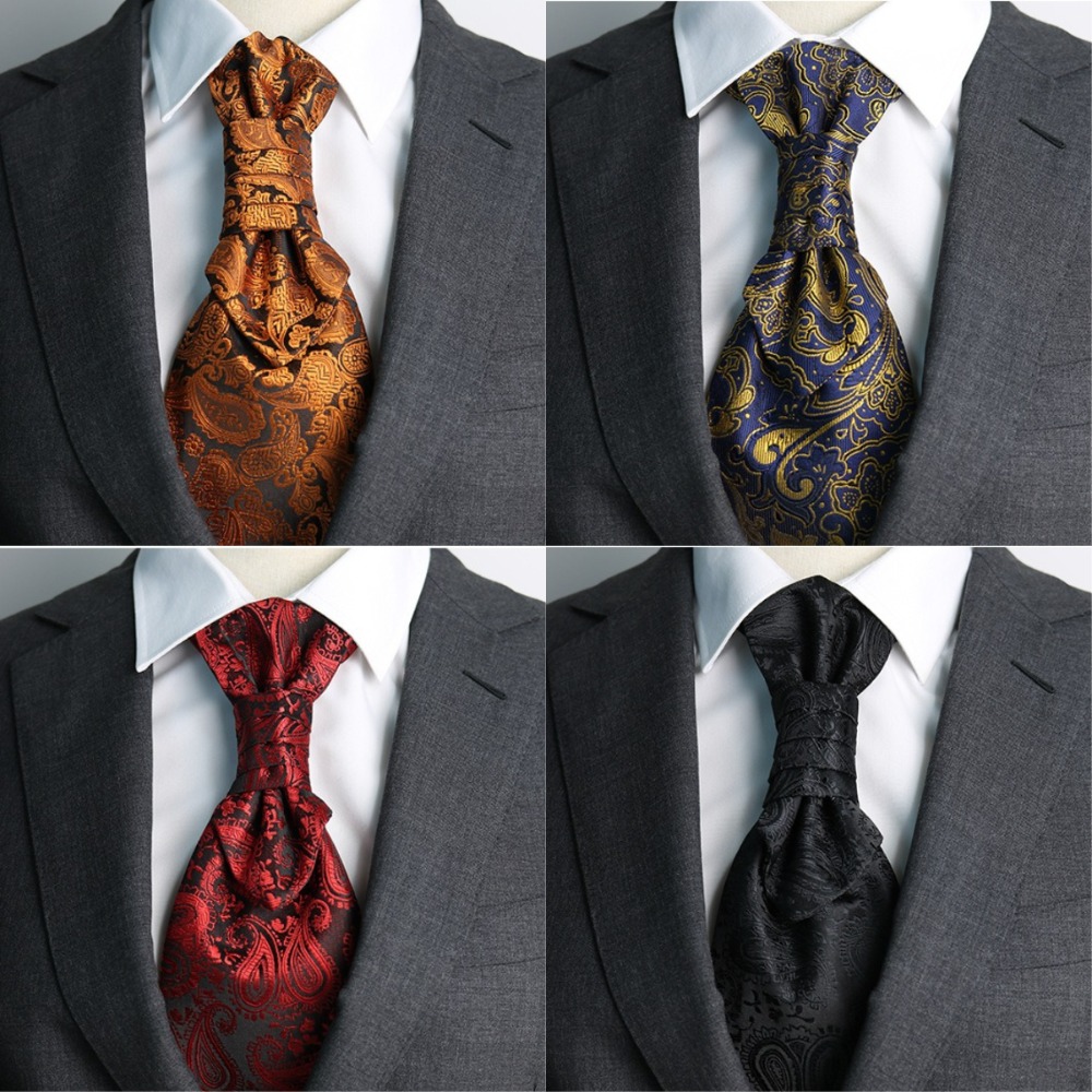 Luxury Jacquard Floral Neck Ti - огляд і ціна Women'S Accessories For Formal Wear